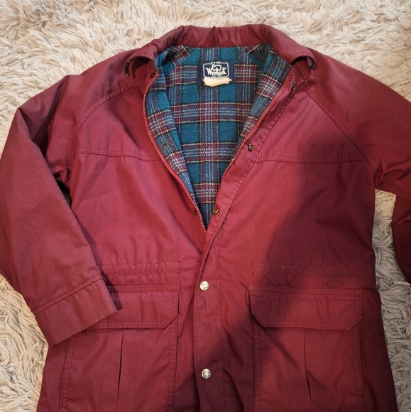 Red Woolrich Coat - Picture 2 of 5